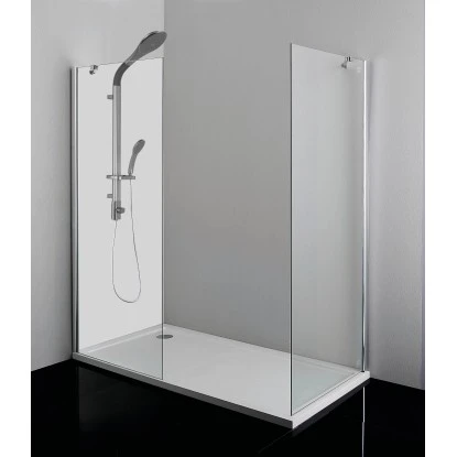 Seitenwand Sanoflex 6 Mm Chrom 105 Cm X 195 Cm – Bild 2