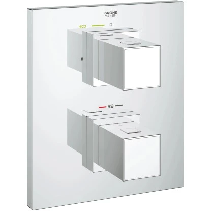 Grohe Thermostat Brausearmatur Grohtherm Cube Chrom
