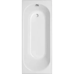 Ceravid Badewanne Komplett-Set Bathline Classic 170 Cm X 75 Cm Weiß