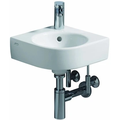 Geberit Eck-Handwaschbecken Renova Compact 45 Cm WeißHl Und ÜL – Bild 2