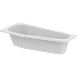 Ideal Standard Raumspar-Badewanne Hotline 1600 Mm X 700 Mm Asymetr. Links Weiß
