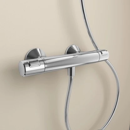 Ideal Standard Brausethermostat Ceratherm T25 Aufputz Chrom â Bild 4