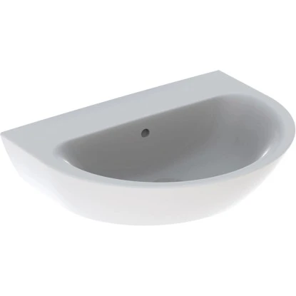 Geberit Waschtisch Renova 65 Cm Ohne Hahnloch Mit Überlauf Weiß KeraTect