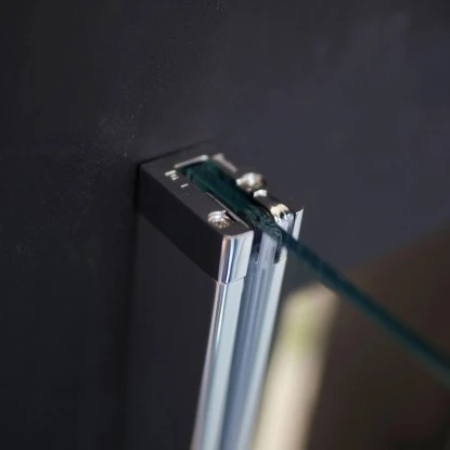 Breuer Seitenwand Für Schiebetür Panorama Chrom Klarglas 90 Cm – Bild 3