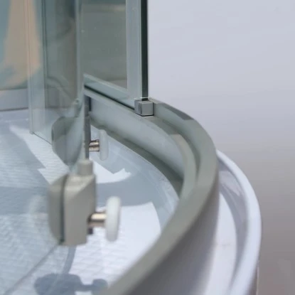 Schulte Komplettduschkabine Kreta II Alu-Natur Hellgrün 89x89x202 Cm – Bild 6