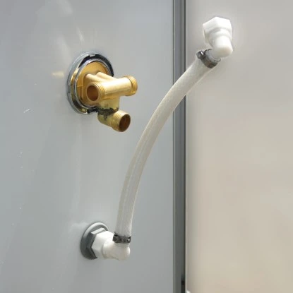 Schulte Komplettduschkabine Kreta II Alu-Natur Hellgrün 89x89x202 Cm – Bild 7