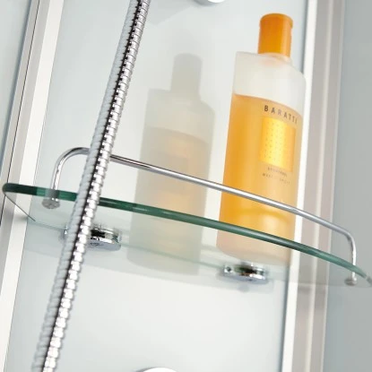 Schulte Komplettduschkabine Korfu II Alu-Natur Hellgrün 89x89x202 Cm – Bild 7