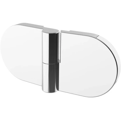 Schulte Eckeinstieg Mit DrehfalttĂŒr Garant Echtglas Chrom-Optik 90 Cm X 90 Cm â Bild 3