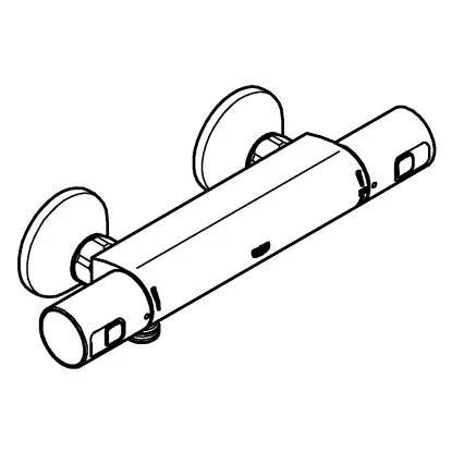 Grohe QuickFix Thermostat-Brausebatterie Precision Start Schwarz â Bild 3
