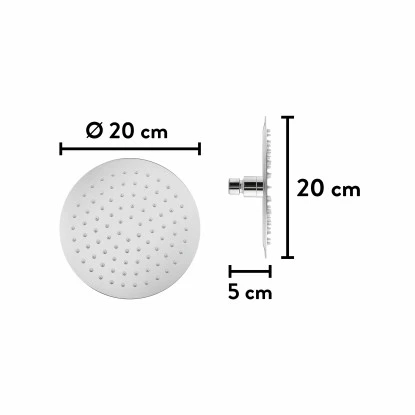 Baliv Kopfbrause KBR - 20.20 Edelstahl Verchromt â Bild 5