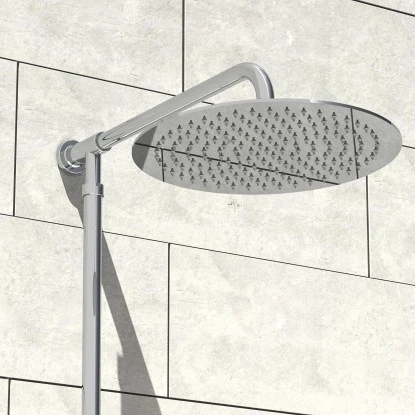 SchĂŒtte Kopfbrause Sumatra Rund Verchromt â Bild 4