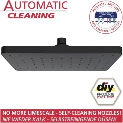 Wenko Kopfbrause ABS Kunststoff 17 X 25 Cm Schwarz â Bild 6