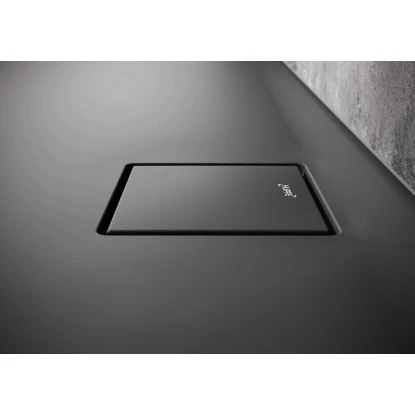 Hüppe Ablaufkappe EasyFlat Grau Matt