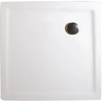 Schulte Duschwanne Eckig Extra-flach Mineralguss 100 X 100 Cm – Bild 2