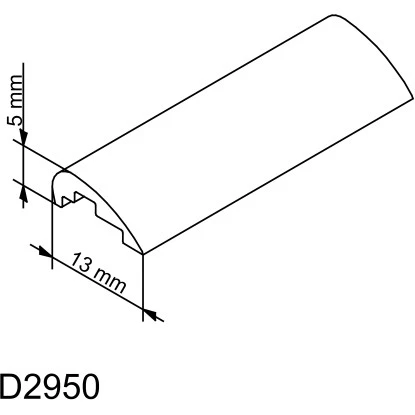 Schulte Wasserleiste Gerade Inkl. Endkappen MasterClass, Garant Und Sunny – Bild 2