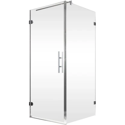 Schulte DrehtĂŒr Davita Inkl. Seitenwand Mit Stabgriff Echtglas Chrom â Bild 2