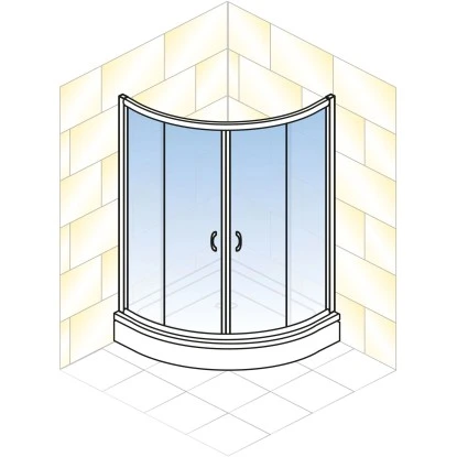 Schulte ExpressPlus Runddusche Sunny Sicherheitsglas AlpinweiĂ 190x90x90cm â Bild 5