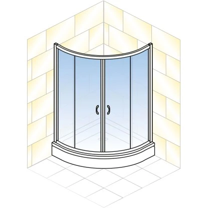 Schulte ExpressPlus Runddusche Sunny Sicherheitsglas Chromoptik 190x90x90cm â Bild 5