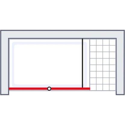 Schulte Alexa Style 2.0 Duschwand Walk In Loft 2-teilig BlackStyle 120 X 200cm â Bild 4
