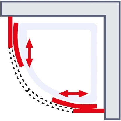Schulte ExpressPlus Wellnesskabine Rhodos Mit Schiebetür Alu Natur 225x85x85cm – Bild 3
