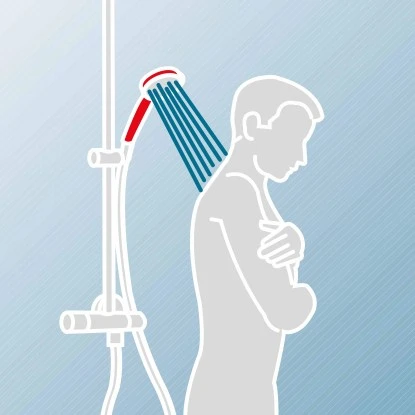 Schulte Duschsystem Rain II Mit Ablage White Style Thermostat â Bild 11