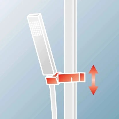 Schulte Duschsystem Rain II Mit Ablage White Style Thermostat â Bild 6