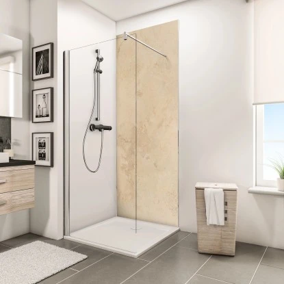 Schulte ExpressPlus DecoDesign Duschrückwand Dekor Kalkstein-Hell 255 X 100 Cm – Bild 2