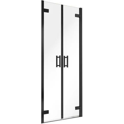 Schulte PendeltĂŒr Toura Nische Schwarz 200 Cm X 100 Cm Klar Hell â Bild 2