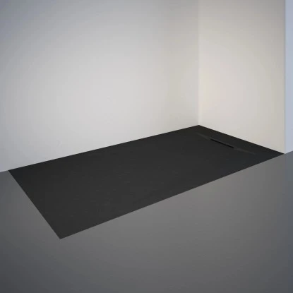 Schulte ExpressPlus Duschwanne DWM-Tecmit Steinstruktur 80 X 160 Cm Anthrazit