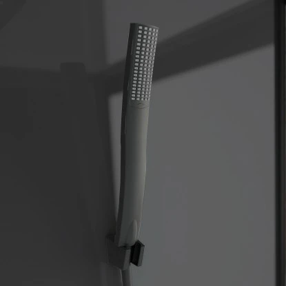 Schulte ExpressPlus Komplettdusche-Schiebetür Bali Mattschwarz 215 Cm X 115 Cm – Bild 3