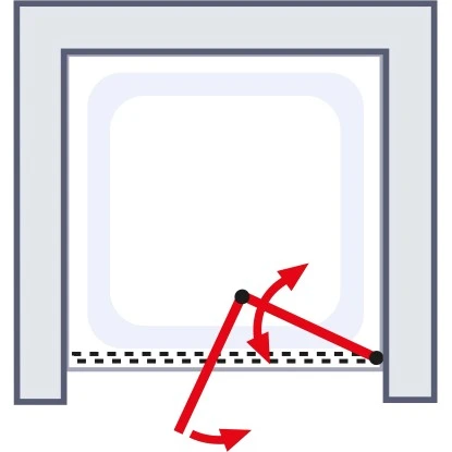 Schulte ExpressPlus DrehfalttĂŒr In Nische Garant 2.0 Mattschwarz 200 Cm X 90 Cm â Bild 3