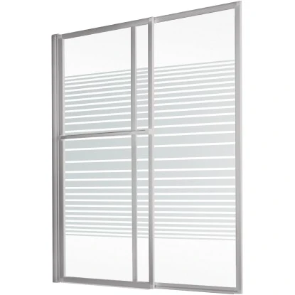 Schulte Wannenaufsatz Ausziehbar M. Handtuchhalter Echtglas 140 Cm X 70 - 118 Cm â Bild 2