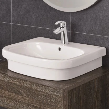 Grohe Aufsatz-Waschbecken Euro Keramik 60 Cm Alpinweiß – Bild 2