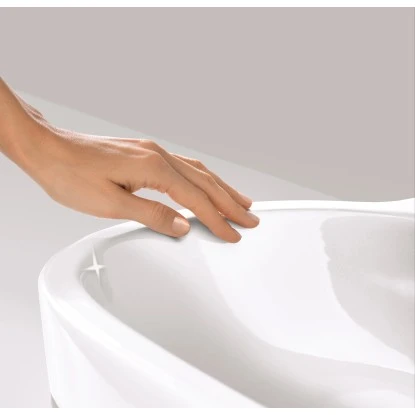 Grohe Handwaschbecken Euro Keramik PureGuard Alpinweiß 45 Cm – Bild 3