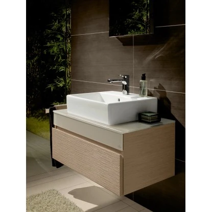 Villeroy & Boch Boch Aufsatzwaschbecken Memento 50 Cm Alpinweiß Mit Hahnloch Mit ÜL – Bild 2