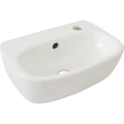 AquaSu MinoLa Handwaschbecken 36 Cm Weiß