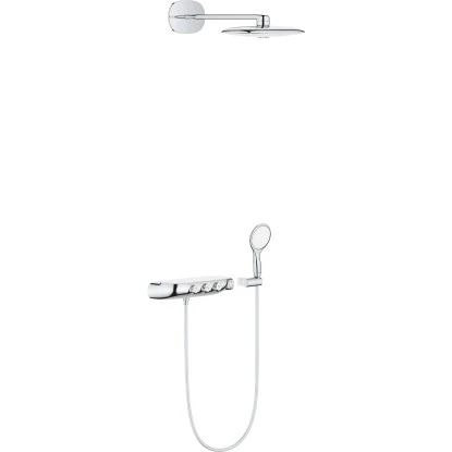 Grohe Duschsystem Rainshower System SmartControl 360 Duo Moon White