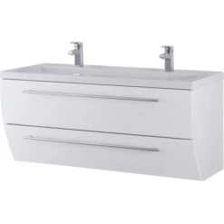 Waschbecken Sweet 120 Cm Weiß