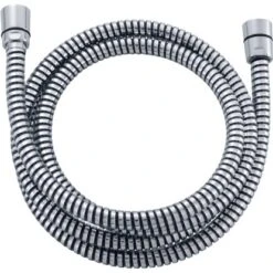 Duschschlauch Mit Drehanschluss Schwarz-Chrom 150 Cm