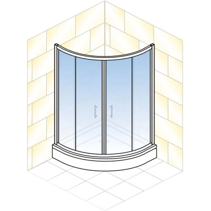 Schulte ExpressPlus Runddusche Sunny Sicherheitsglas AlpinweiĂ 190x90x90cm â Bild 6