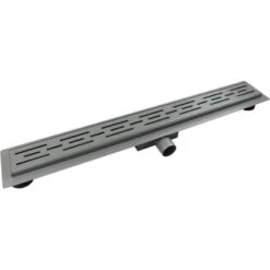 VerosanPro Duschrinne Nakia DR1 Komplettset Inkl. Designrost Matt Hellgrau 70 Cm