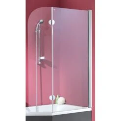 Echtglas Wannenaufsatz 2-teilig Mod. A 1.400 Mm X 800/340 Mm Glas 5 Mm