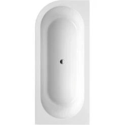 Ottofond Eck-Badewanne Modena Corner Links 178 Cm Weiß