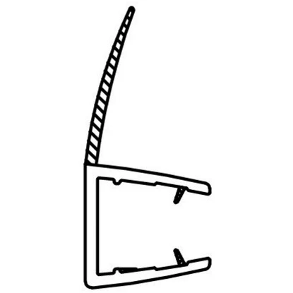 Dichtleiste Für Duschkabinen 2er-Set 8 Mm Glasstärke – Bild 7