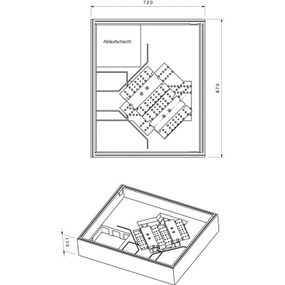 Duschwannenträger Für Ottofond Samos 90 Cm X 75 Cm – Bild 2