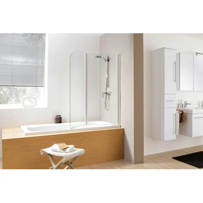 Badewannenaufsatz Duna II Weiß – Bild 3