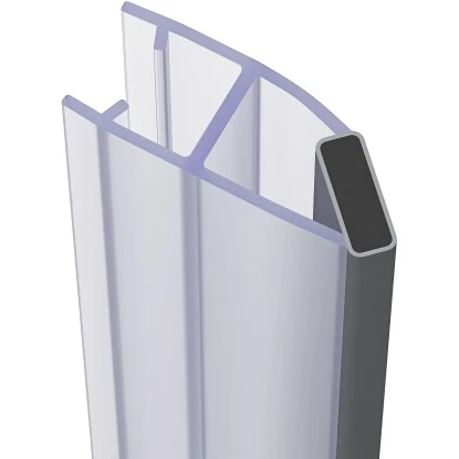 Baliv Magnetische Dichtung 45° Für Glasduschen Mit Glasstärke 4 Mm Hellgrau