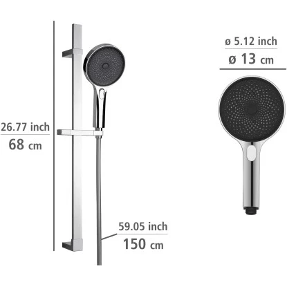 Wenko Brauseset Softwater Chrom â Bild 10