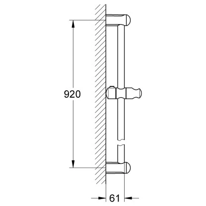 Grohe Brausestange Tempesta 900 Mm â Bild 2